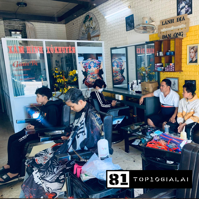 Cắt tóc nam Gia Lai Barber Shop Ku