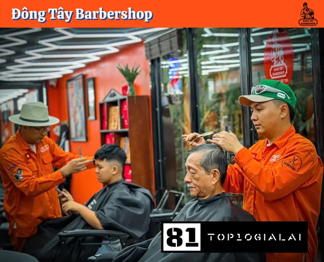 Cắt tóc nam Gia Lai Đông Tây Barber Shop