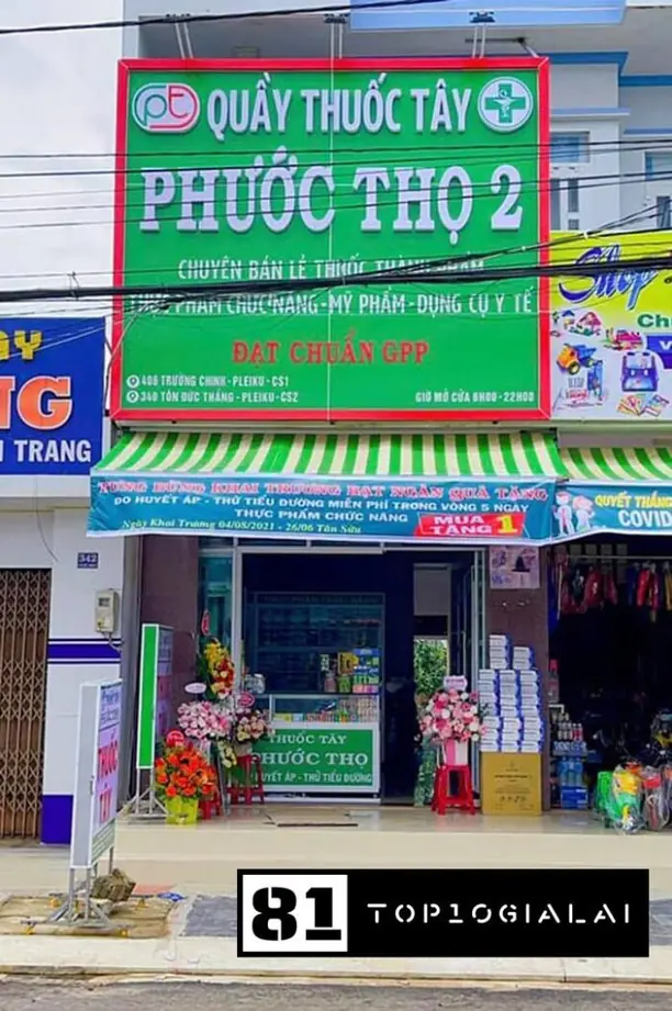 nhà thuốc Phước Thọ Gia Lai