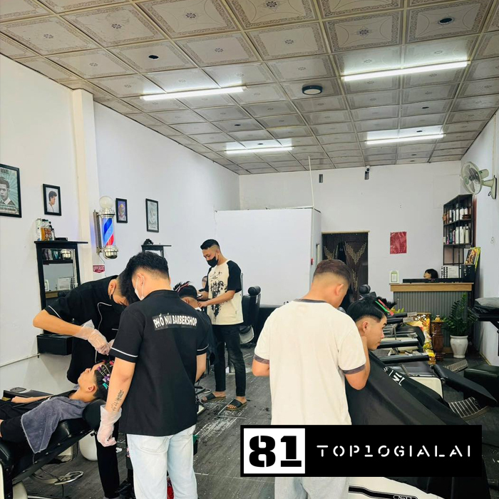 Cắt tóc nam Gia Lai Phố Núi Barber Shop