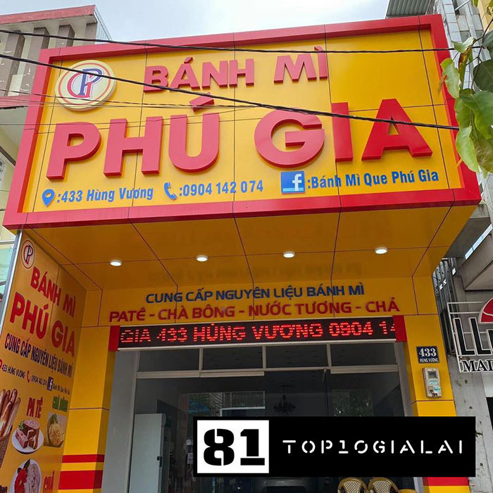 Tiệm bánh mì Phú Gia Pleiku