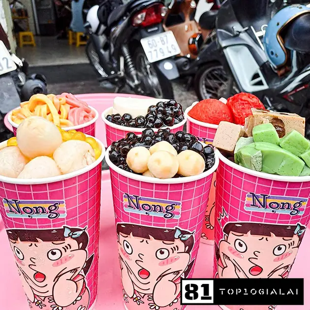 Trà sữa nọng gia lai