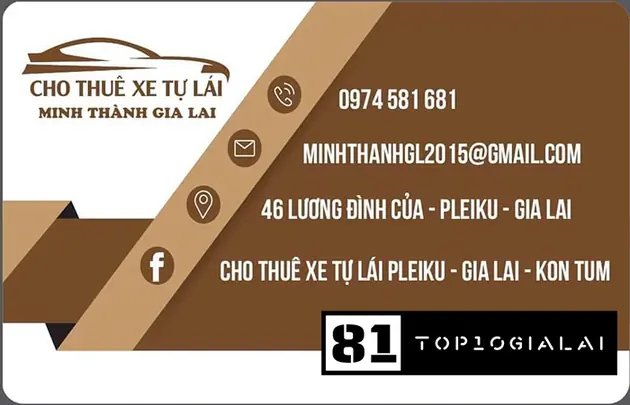 Thuê xe Minh Thành Gia Lai