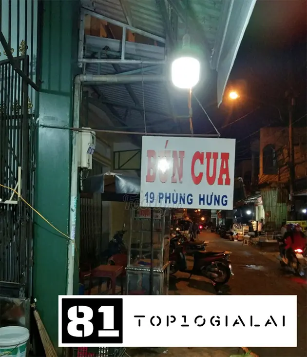 Bún cua 19 Phùng Hưng Gia Lai