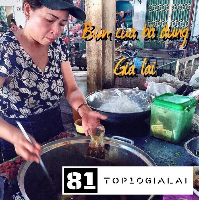 Bún cua bà Dung Gia Lai