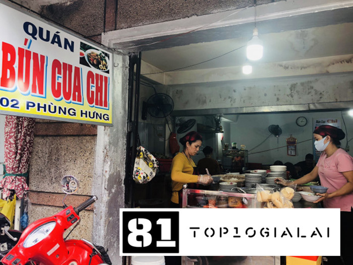 Bún cua cô Chi Gia Lai