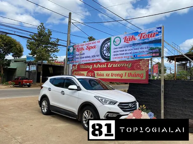 Thuê xe ô tô Lắk tour Gia Lai
