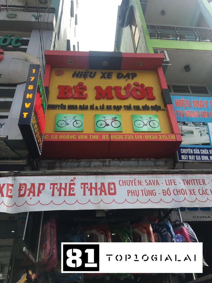 Shop xe đạp Bé Mười Gia Lai