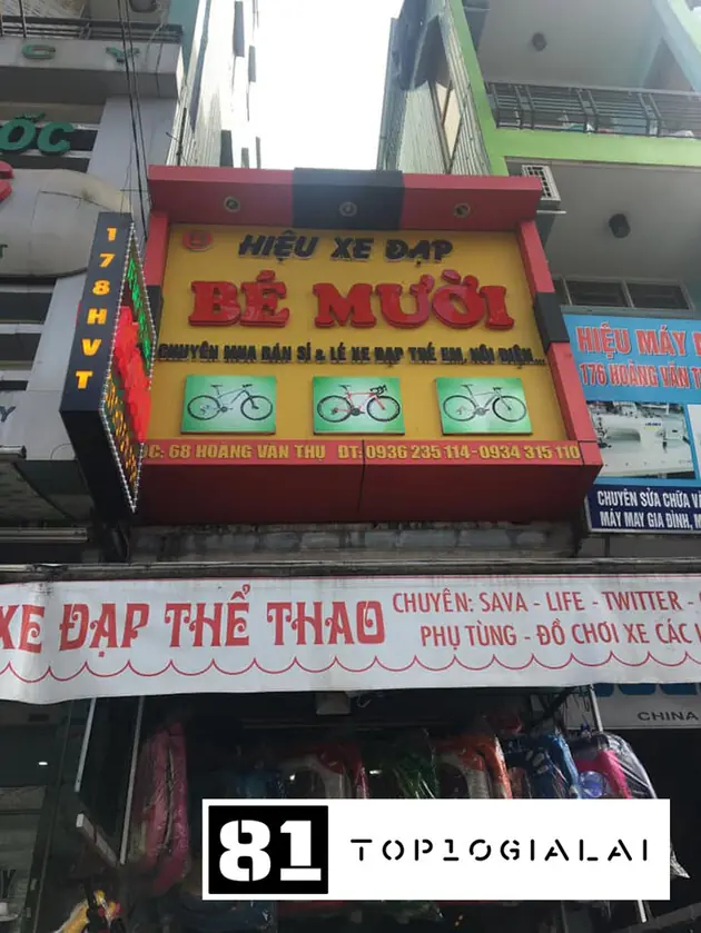 Shop xe đạp Bé Mười Gia Lai