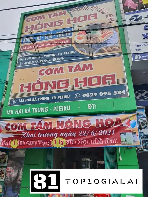 Cơm tấm Hồng Hà Gia Lai