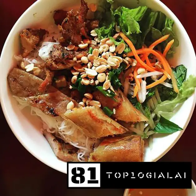 Bún thịt nướng Gia Lai