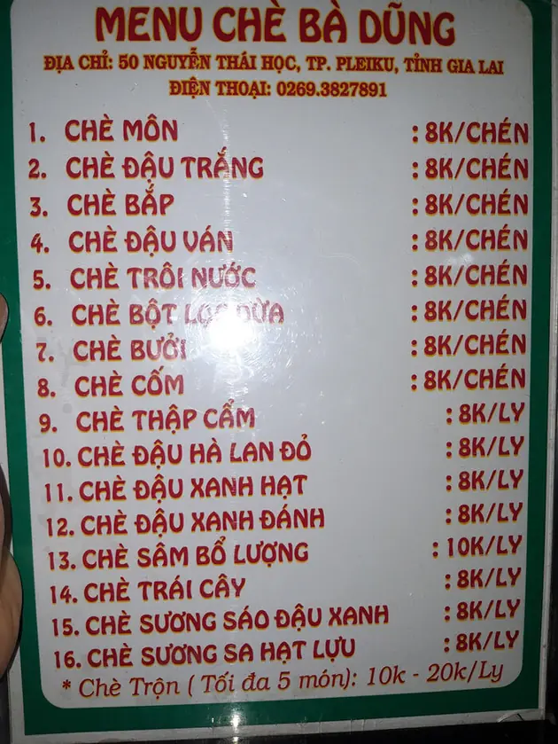 Chè Bà Dũng