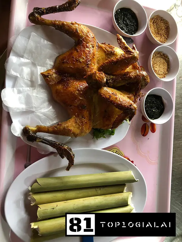 Gà Nướng Cơm Lam Jrai Gia Lai