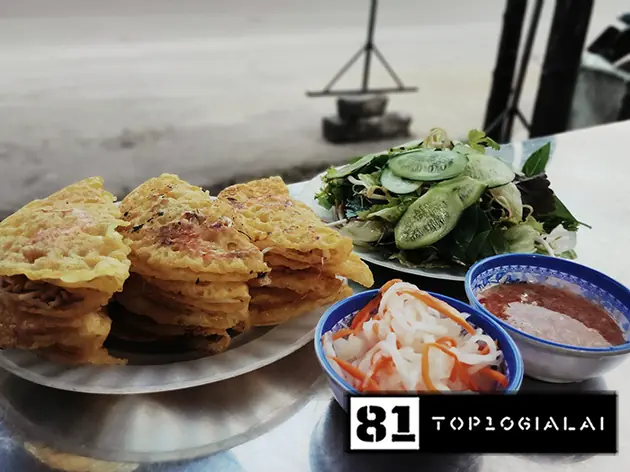 Bánh xèo cô thu Gia Lai