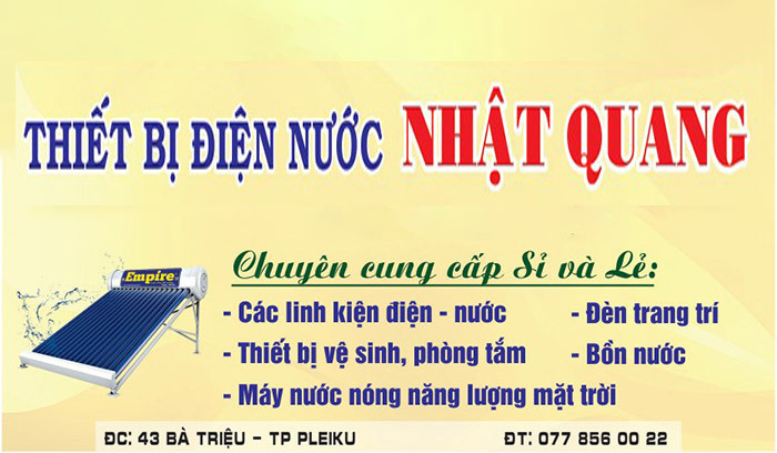 Điện nước Nhật Quang Gia Lai
