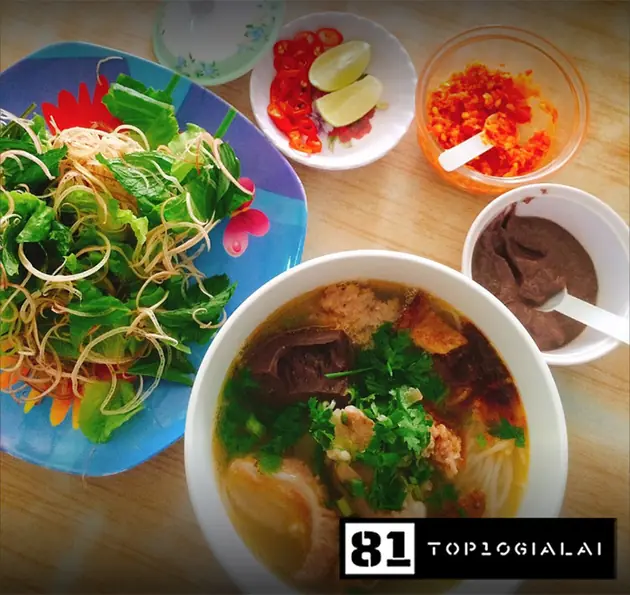 Bún riêu ngon Gia Lai