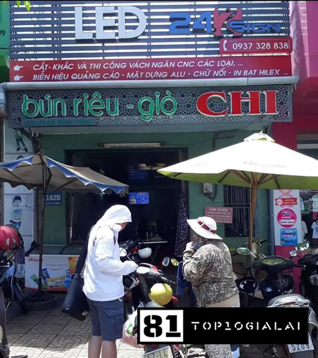 Bún riêu gia lai chi