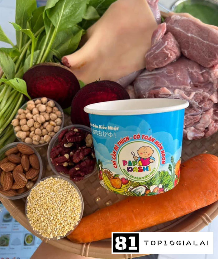 Cháo dinh dưỡng gia lai