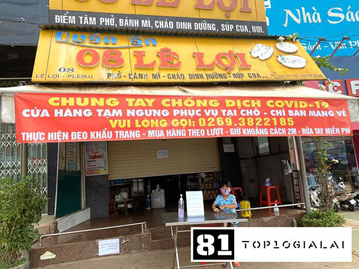 Cháo sinh dưỡng Gia Lai 08 Lê Lợi