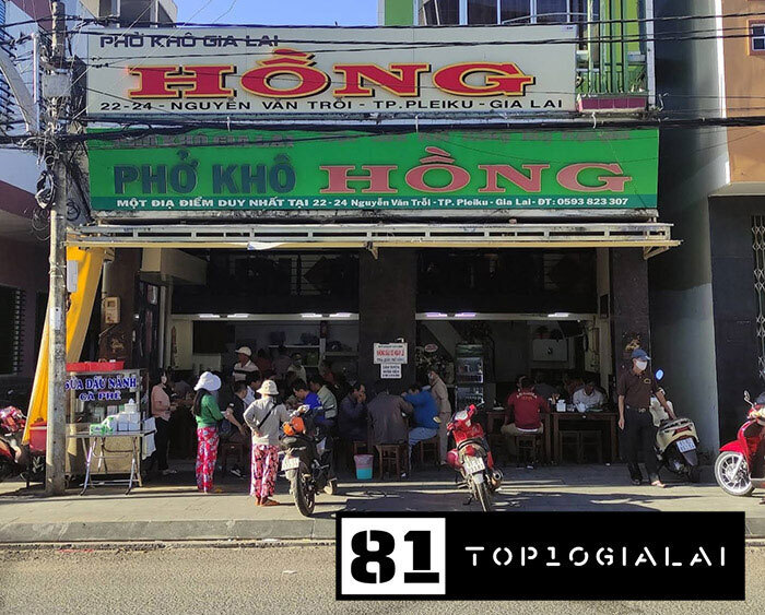 Phở khô Hồng du lịch Gia Lai