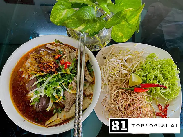 Bún bò bà thảo gia lai