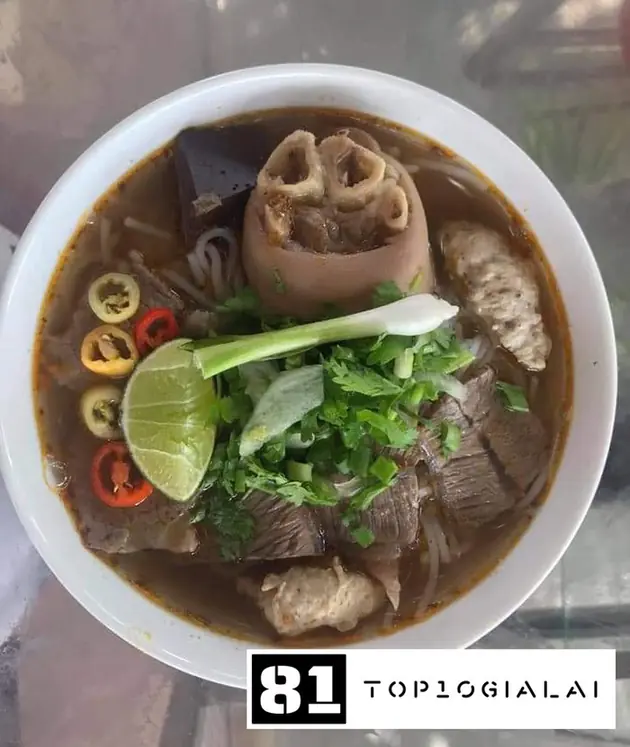 Bún bò Nga Mô Gia Lai