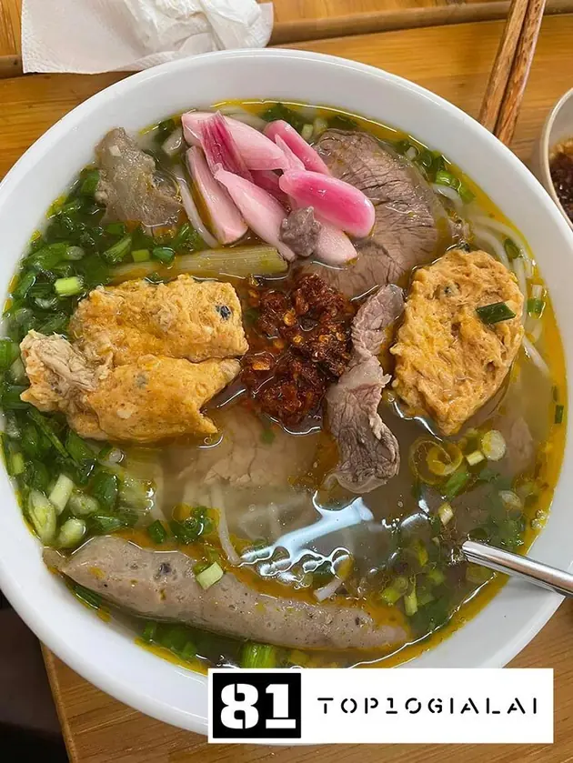Bún bò O Ngọc Gia Lai