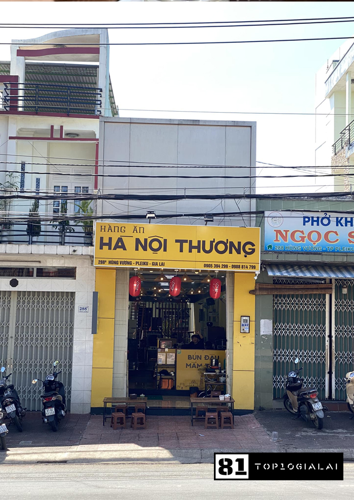 Bún đậu mắm tôm Hà Nội Thương