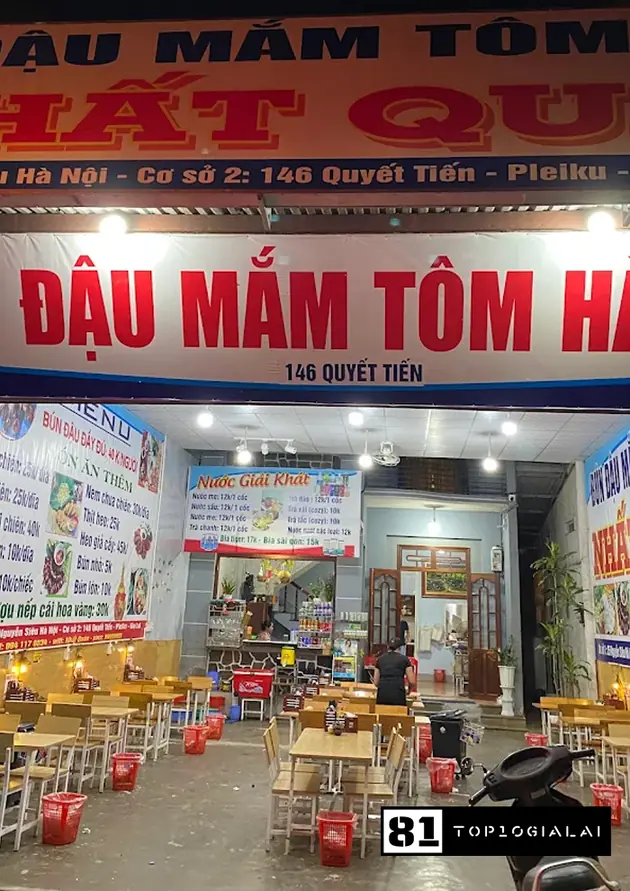 Bún đậu mắm tôm Nhất Quán