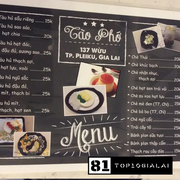 Chè PT-TOFU- Tàu phớ Gia Lai