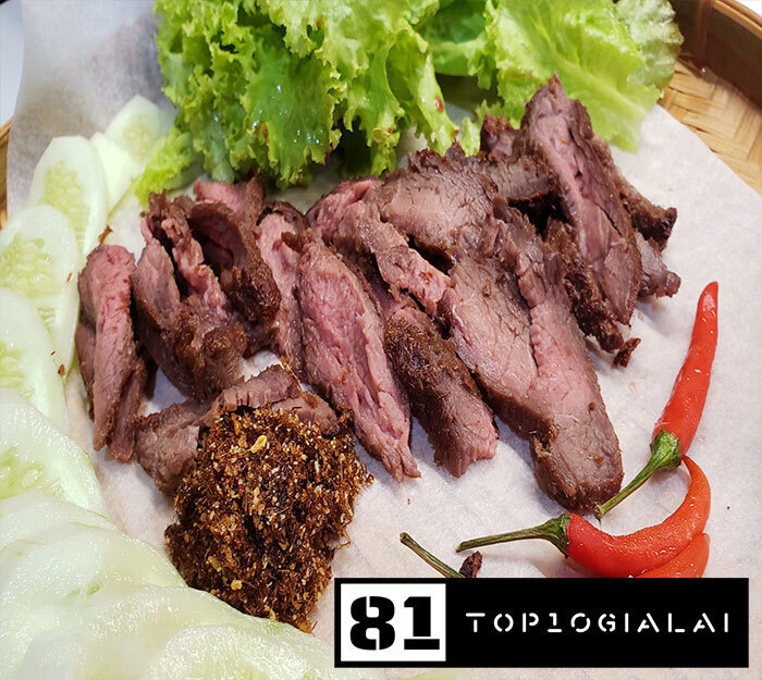 Bò một nắng Ăn Vặt Quá Đã Pleiku