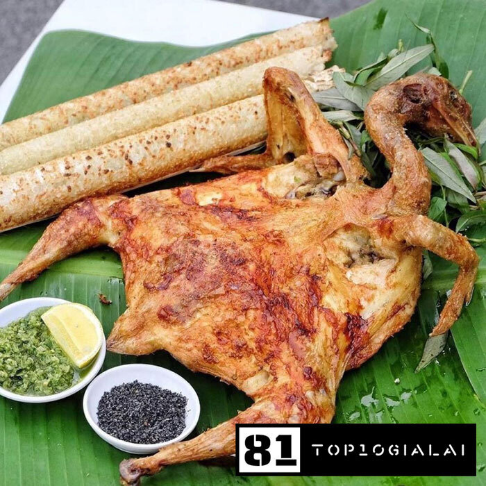 Cơm lam gà nướng Gia Lai