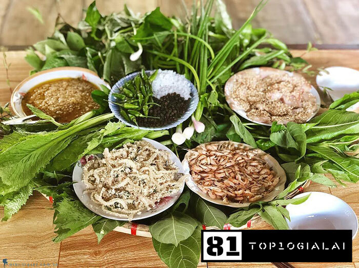 Lẩu lá rừng Gia Lai