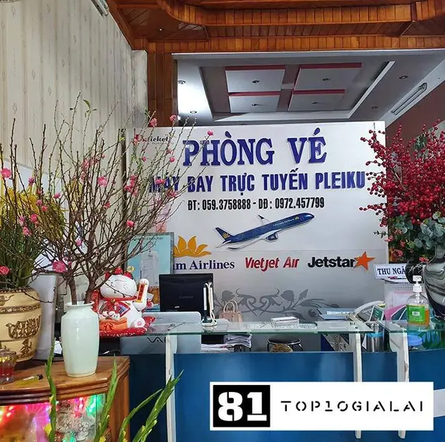 Đại lý vé máy bay Pleiku