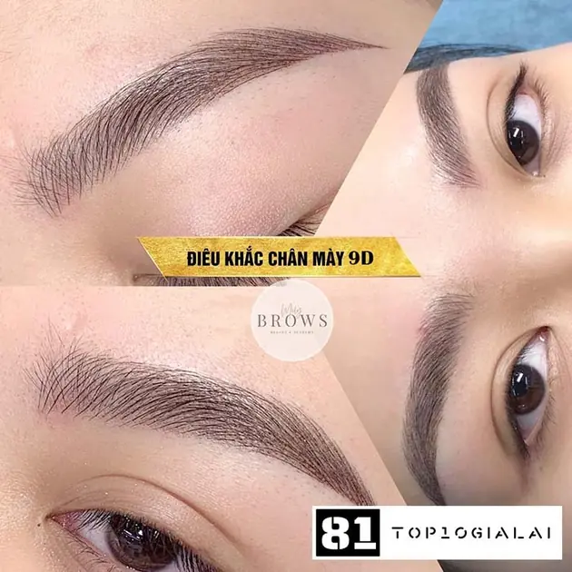 chân mày phong thủy KIM NGÂN