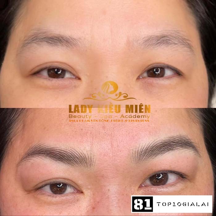 LADY Kiều Miên phun chân mày gia lai