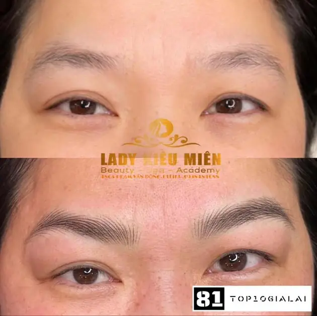 LADY Kiều Miên phun chân mày gia lai