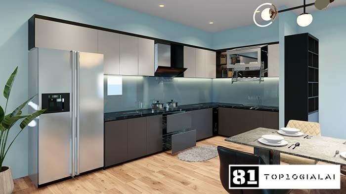 Decor nội thất phòng bếp pleiku