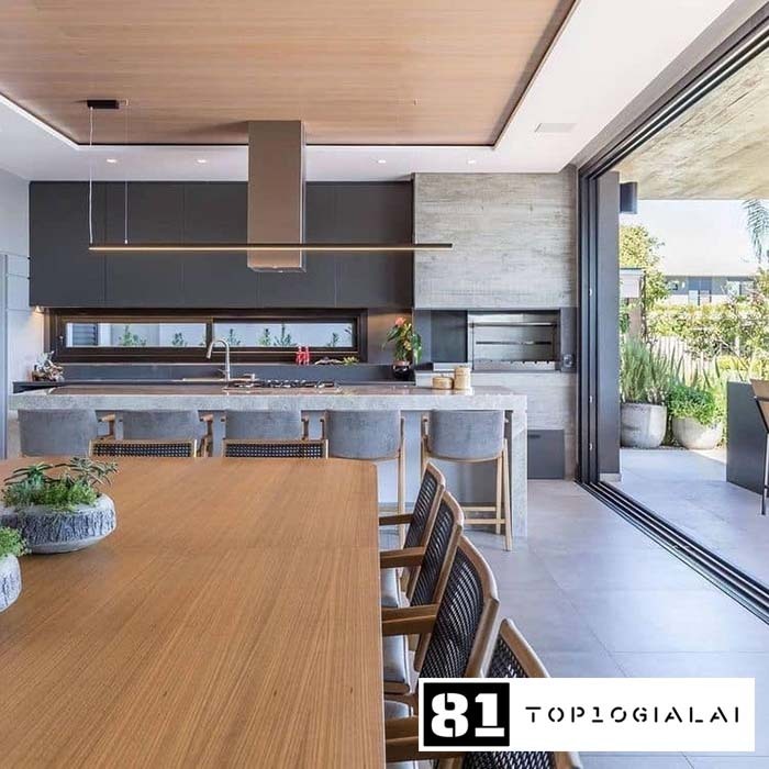 thiết kế nội thất phòng bếp