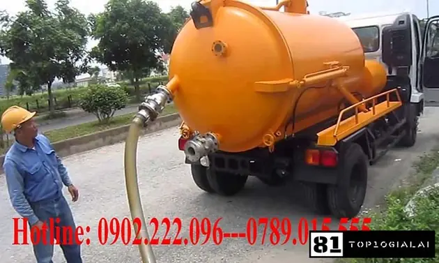 Hút hầm cầu gia lai