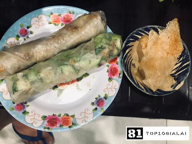 Bánh cuốn gia lai bà nho