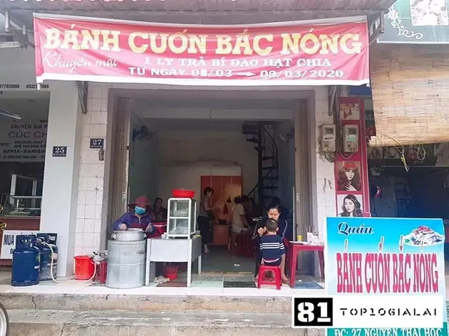 Bánh cuốn cô giang gia lai