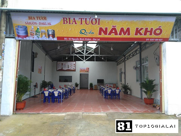 Bia tươi Năm Khó Gia Lai