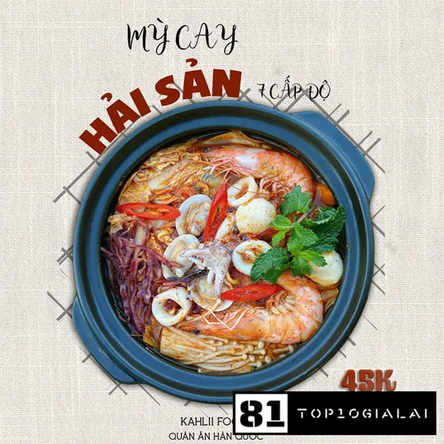 Mì cay Kalii Gia Lai