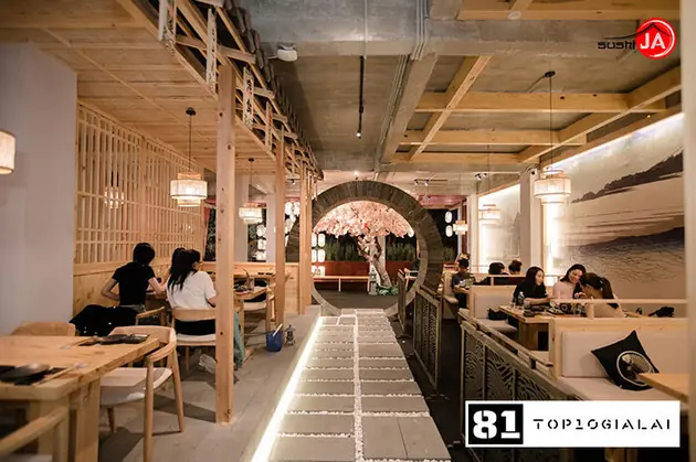 Không gian tại Sushi Ja