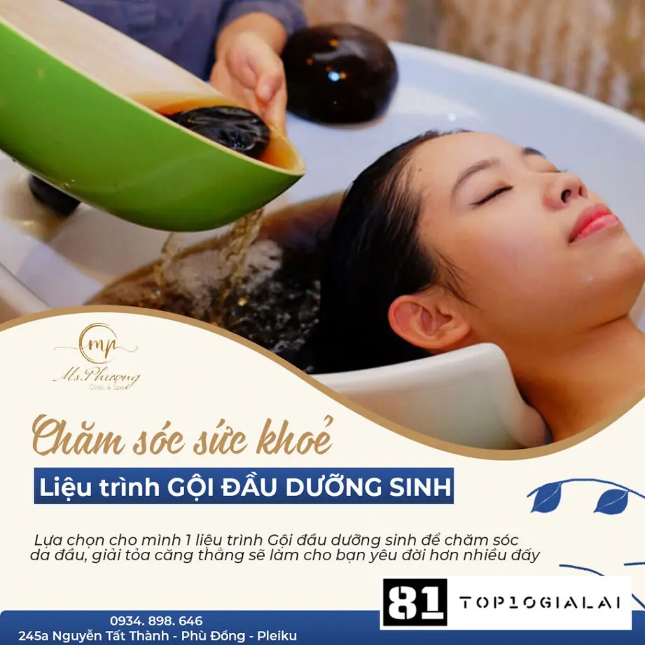 gội đầu dưỡng sinh Pleiku Ms Phượng spa