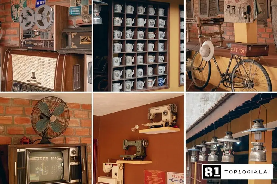 Không gian quán cơm vườn mai gia lai