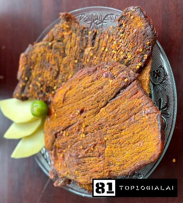 Bò khô tại Pleiku