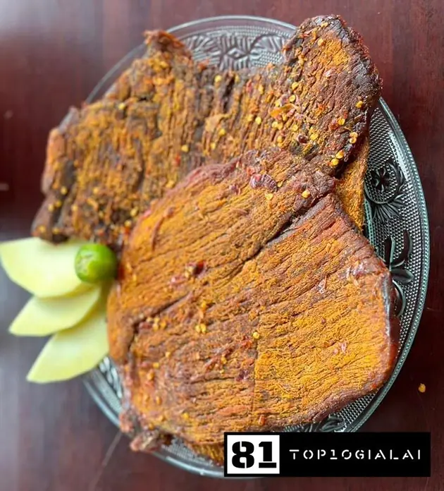 Bò khô tại Pleiku