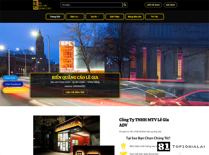 Thiết kế web gia lai chuyên nghiệp